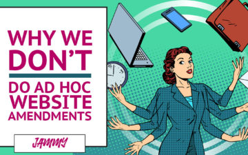 Why don't do ad hoc website amendments