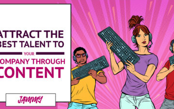 Attract top talent to company through content