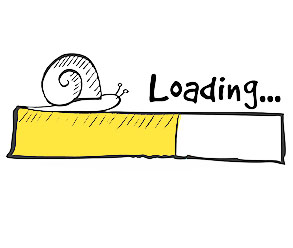 Website too slow snail