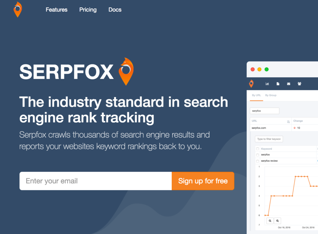 Searpfox rankings tracking tool