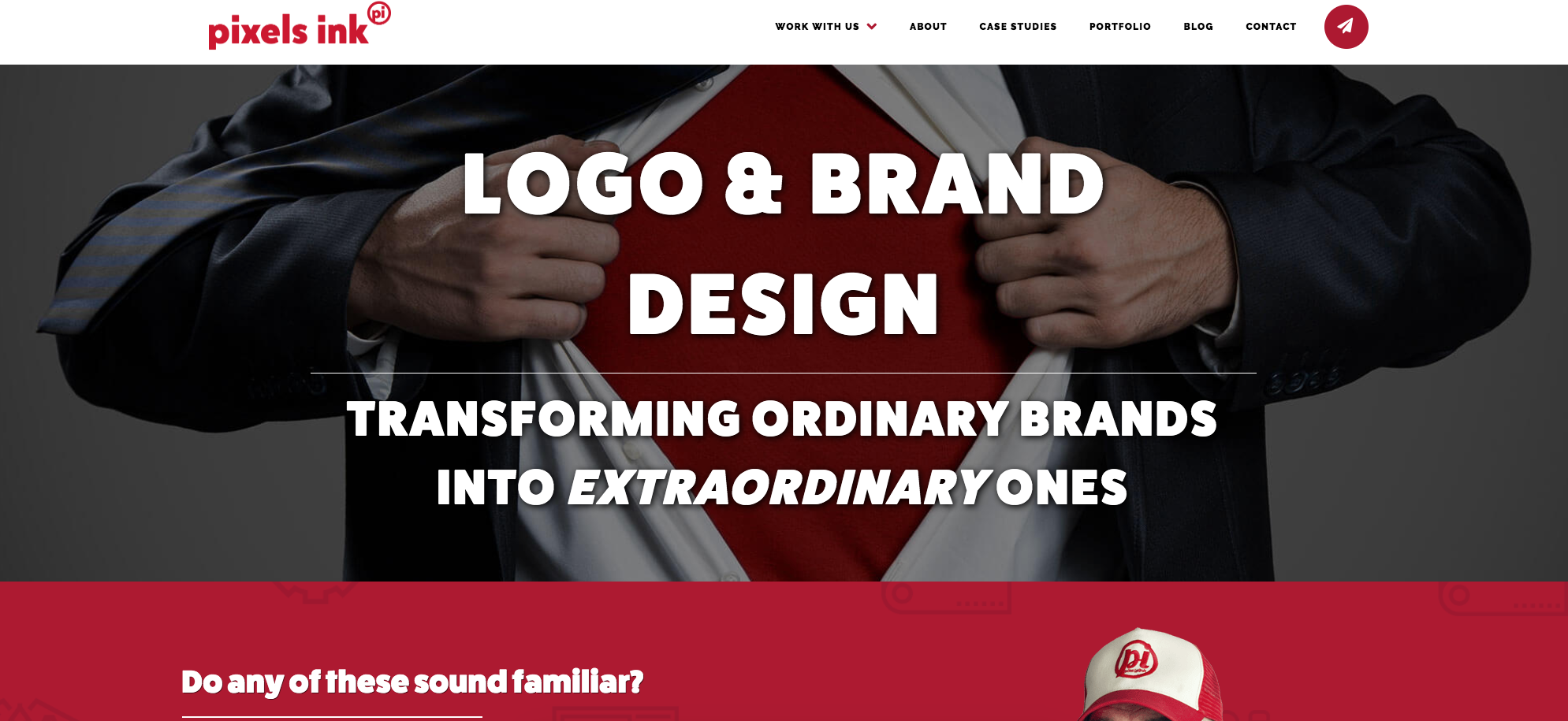 Personal branding website for logo designer
